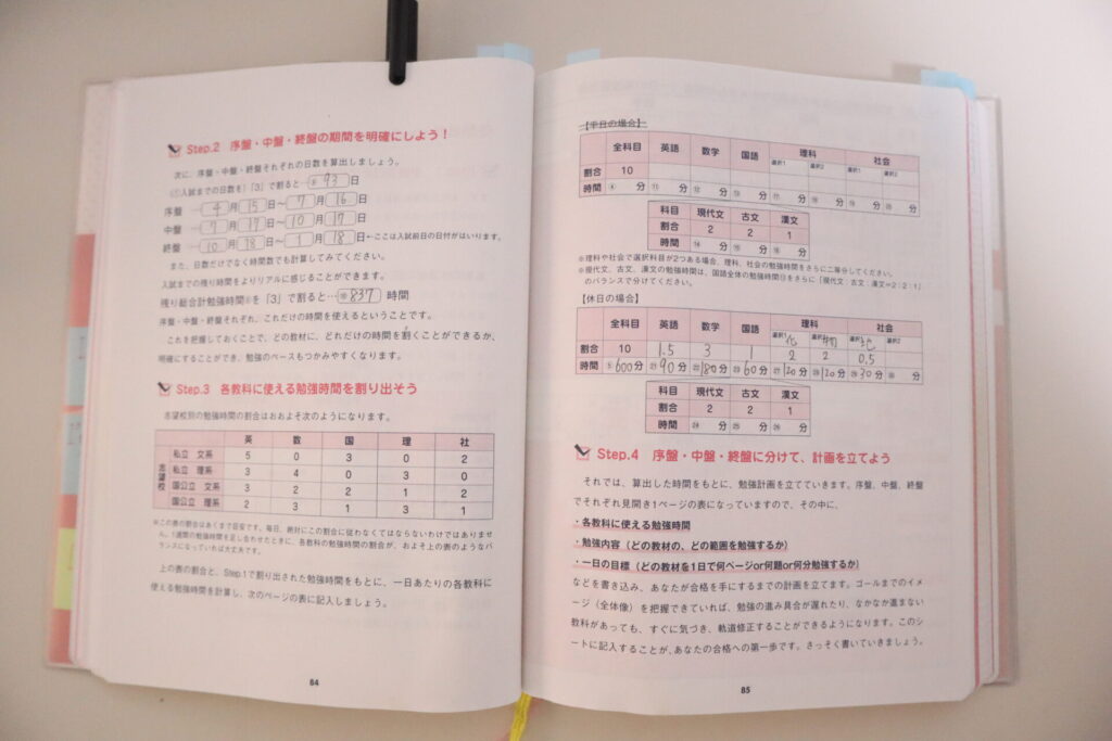 目標勉強時間の設定